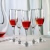 Classic Transparent Champagne Flutes Glasses