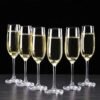 Classic Transparent Champagne Flutes Glasses